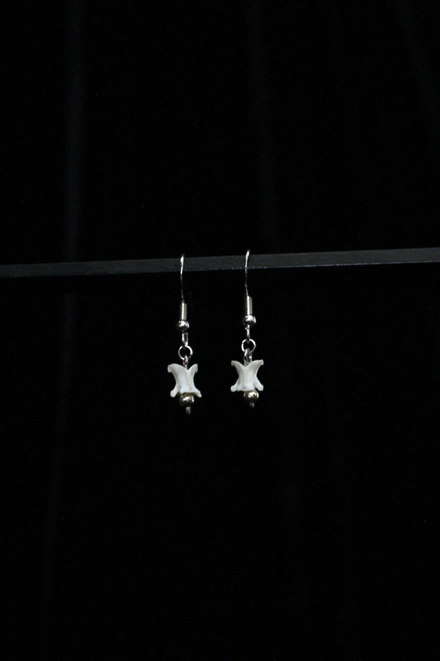Single Snake Vertebrae Earrings