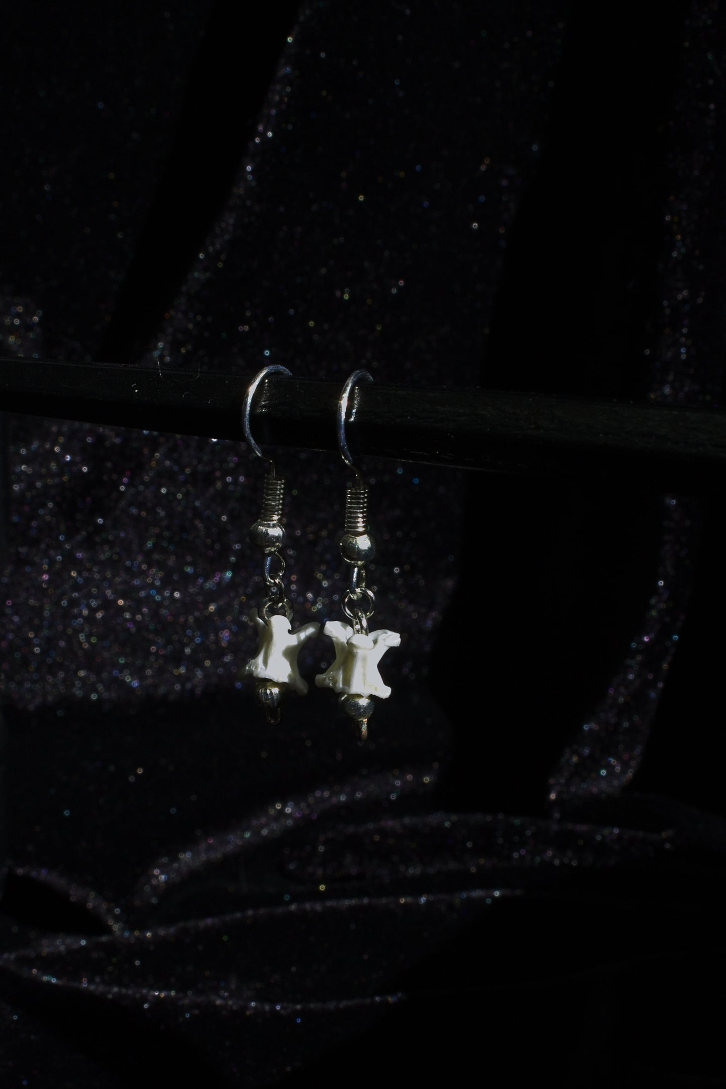 Single Snake Vertebrae Earrings