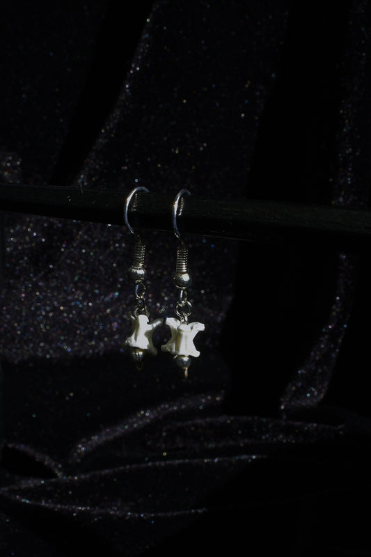 Single Snake Vertebrae Earrings