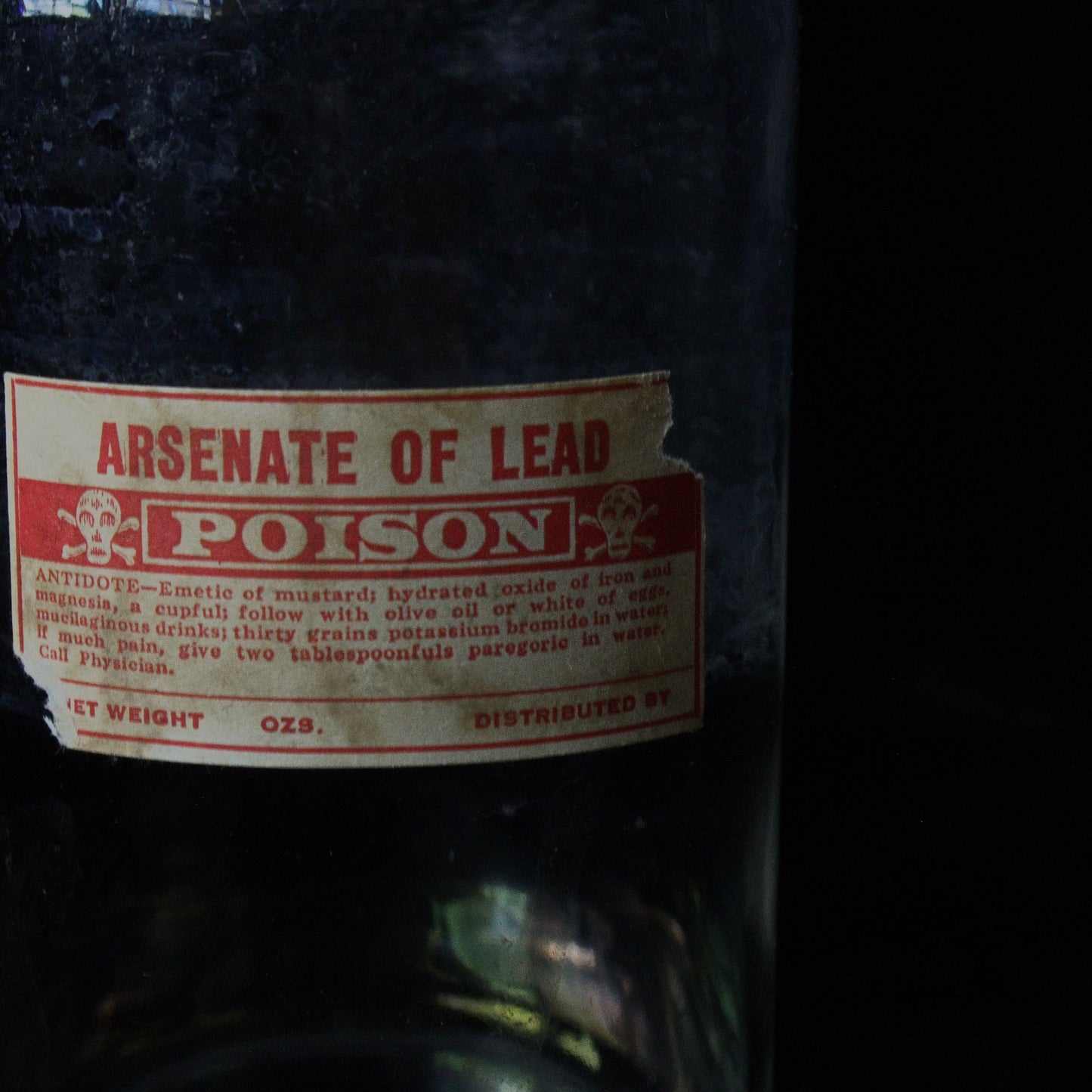 Antique Lead Arsenate Bottle