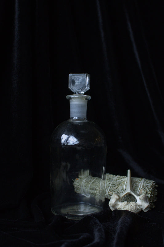Antique Round Chemist Bottle