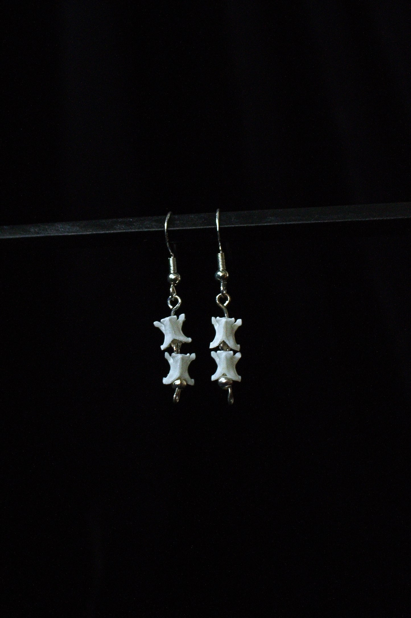 Double Snake Vertebrae Earrings